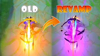 Granger Revamp Legendary Skin VS OLD Skill Effects [upl. by Idrahs568]