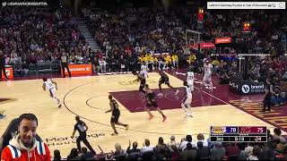 FlightReacts To Lakers vs Cleveland Cavaliers Full Game Highlights  Nov 25 2023 [upl. by Hayyifas]