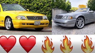 AMG VS BRABUS R129 V12 73L  WHAT IS THE BEST MERCEDES SL IN THE WORLD  r129 sl63amg [upl. by Bashemath]