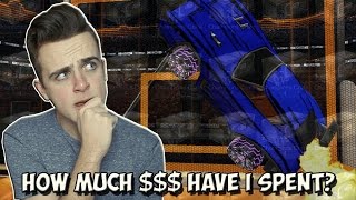 How Much MONEY Have I Spent On Rocket League amp How Many Crates Have I ACTUALLY Opened [upl. by Notliw]