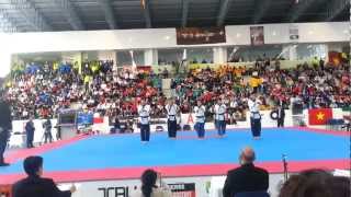 TeamM Taekwondo Freestyle Team Poomsae  2012 World Poomsae Championships 🥉 3rd Place [upl. by Hara436]