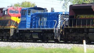 CPKC 253 with two DPUs 260 with CITX switcher 1558 September 4 2024 [upl. by Edward712]