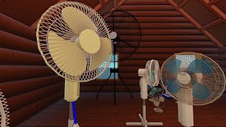 Raid a standing fan in the shop [upl. by Vola]