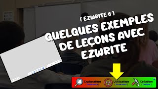 Quelques exemples dactivités réalisées avec EZWrite 6 de base [upl. by Allemap]