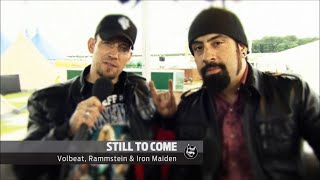 Volbeat  Interview The Hangmans Body Count amp Dead But Rising Download 2013 ProShot [upl. by Asnerek]