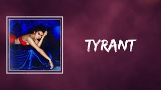 Kali Uchis  Tyrant Lyrics [upl. by Basir30]