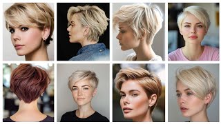 Top Latest Woman Short Bob and pixie Haircut 😍Short Haircuts Tutorial pixiebobhaircut beauty [upl. by Aissilem]