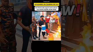 Como NO apagar un cilindro de GAS🔥 ciencia fisica quimica mecanica viral [upl. by Hafirahs437]