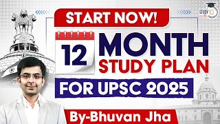 Complete 1 Year Strategy for UPSC Preparation 2025  StudyIQ IAS [upl. by Allenrad]