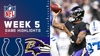 Colts vs Ravens Week 5 Highlights  NFL 2021 [upl. by Simson]