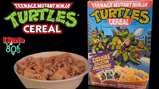 Irate the 80s  Teenage Mutant Ninja Turtles Cereal Ep 4 History amp Review [upl. by Aralc]