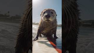 The Clever Sea Otter That Steals Surfboards 🦦🏄‍♂️ [upl. by Varuag]