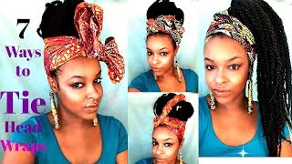 Head Wrap Tutorial Head Wraps with Braids [upl. by Mazlack831]