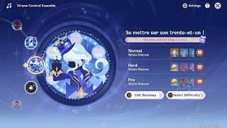 ALL PERFECT Se mettre sur son trenteetun  The One and Oni mode Genshin music event [upl. by Troyes601]