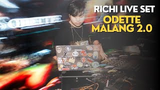 RICHI LIVE SET  AT ODETTE MALANG 20 [upl. by Kcirdahs]