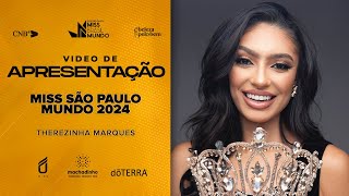 63º Miss Brasil Mundo  Vídeo de Apresentação  Miss São Paulo Mundo [upl. by Amirak]