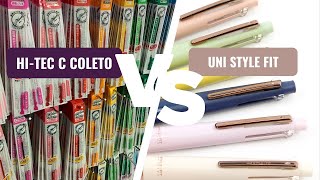 Pilot HiTec C Coleto VS Uni Style Fit Customizable Multi Pens [upl. by Susanna]