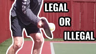 Are your Pickleball serves legal [upl. by Anoif]