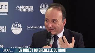 Grenelle du Droit 4  Stéphane Braconnier  Président de lUniversité Paris Panthéon Assas [upl. by Arreik]