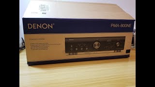 Unboxing the Denon PMA800NE Integrated amplifier USA [upl. by Nathan520]