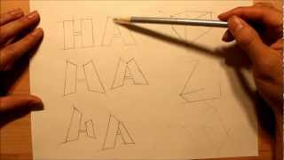 How to Draw Graffiti Letters Step by Step BEGINNER  Graphics Graffiti and Illustration [upl. by Philipps]