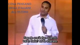 Stereotipi sugli italiani detti da un comico indiano [upl. by Ateloiv]