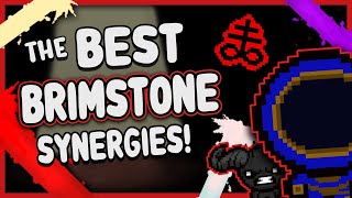 The BEST BRIMSTONE SYNERGIES in the Binding of Isaac REPENTANCE [upl. by Lynnet259]