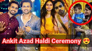 Shoaib Ibrahim and Dipika Kakar Celebrating Ankit Azads Haldi Ceremony [upl. by Giulietta]