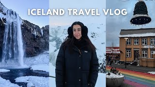 ICELAND TRAVEL VLOG ❄️ 4 day itinerary waterfalls national park places to eat activities amp more [upl. by Cerveny]