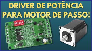 Como utilizar o Módulo Driver TB6560  Teste com Motor NEMA 17 e Arduino [upl. by Aenneea669]