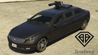 GTA V New Car  Turreted Limo 武裝禮車 [upl. by Anemij]