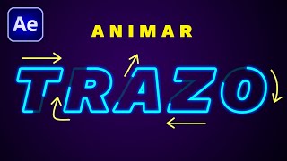 ⭕ Animar Texto con TRAZO en After Effects [upl. by Janessa726]