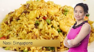 Zelf thuis Nasi Singapore maken [upl. by Anaizit]