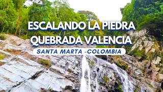 La cascada que NADIE CONOCE en quotQuebrada Valenciaquot cerca de santa marta Alfor Turismo [upl. by Iborian416]