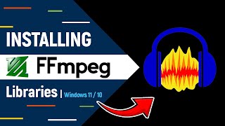 How to Install FFMPEG Libraries For Audacity on Windows 1110 PCLaptop  2024 [upl. by Retsehc262]