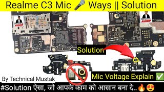 Realme C3 Mic Ways  C3 Mic Solution  Complete Solution  Track  realmec3 mic [upl. by Navy523]