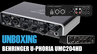 Behringer UMC204HD Unboxing [upl. by Housen447]