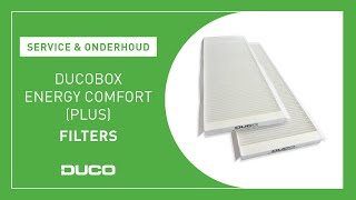 Service amp Onderhoud  DucoBox Energy Comfort Plus  Filters [upl. by Litsyrk]