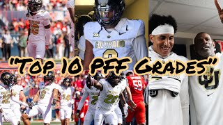 COLORADO FOOTBALL DEFENSE NOW 1 IN THE BIG 12 IN THIS CATEGORY TOP 10 PFF GRADES vs ARIZONA [upl. by Aninaig877]