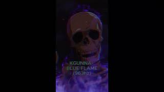 KGunna  Blue Flame Official Visualizer [upl. by Amyas]