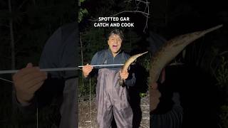 Spotted Gar CATCH AND COOK [upl. by Grand]