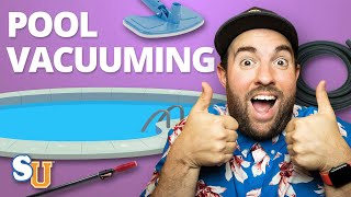 How to Use a POOL VACUUM The Right Way [upl. by Willis]