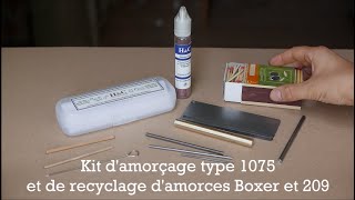 HampC  Kit de fabrication damorce 1075 et recyclage damorces Boxer et 209 [upl. by Glover770]