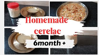 Homemade cerelac। For 6 to 24 months baby food recipe।Healthy babyfood babyfood [upl. by Harve838]