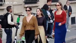 Haim  Jacquemus fashion show in Paris  24092018 [upl. by Icam]