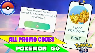 Poke Coins🪙 New Pokemon Go Promo Codes 2024  Pokemon Go New Codes [upl. by Nomolos]