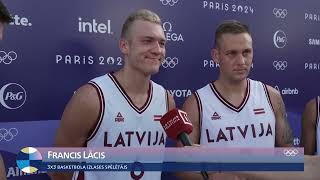 Latvijas 3x3 basketbolisti pēc spēles ar Serbiju un sestās uzvaras Parīzē [upl. by Guillermo]