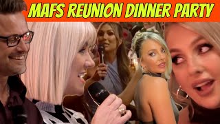 MAFS REUNION DINNER PARTY 💥 LETS WATCH THIS [upl. by Nnayrrehs]