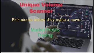 Unique Volume Scanner Pick stocks before they make a move [upl. by Alano]