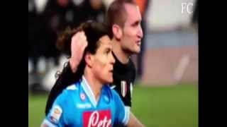 Cavani vs Chiellini and finally fair play [upl. by Ermentrude]